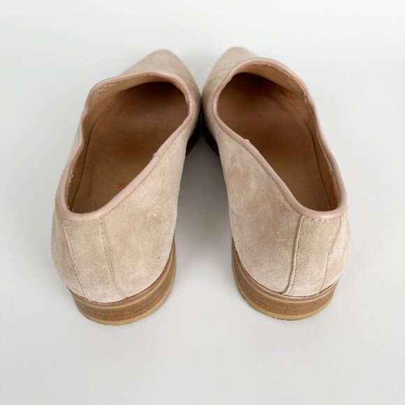 Elegant Beige Suede Loafers for Women - Picture 4 of 7